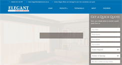 Desktop Screenshot of elegantblinds.com.au